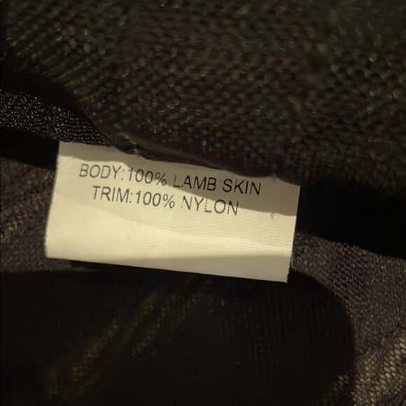 Overland Black Lamb Skin Jacket, S, excellent condition, cropped - Picture 5 of 9